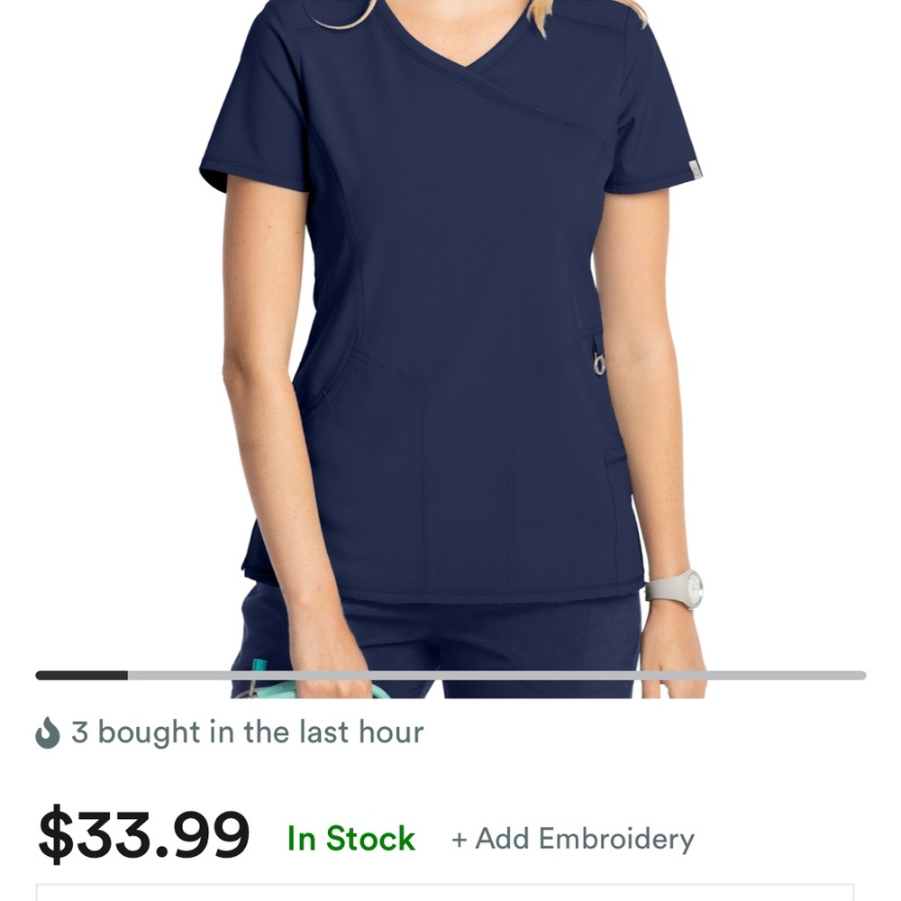 Cherokee Infinity Mock Wrap Top